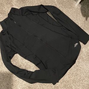 Black North Face full zip track jacket